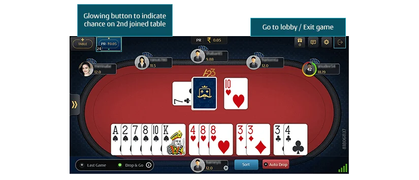 online rummy tablet lobby