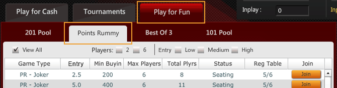 Points Rummy