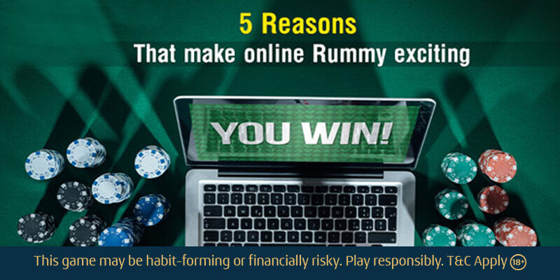 5 Reasons that Make Online Rummy Exciting