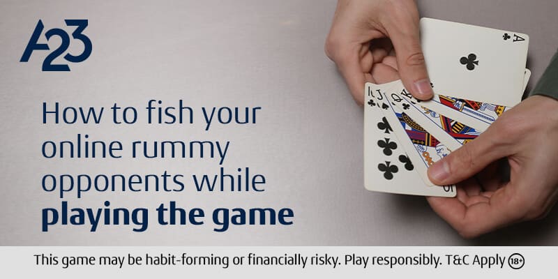 How to Fish Your Online Rummy Opponents While Playing the Game?