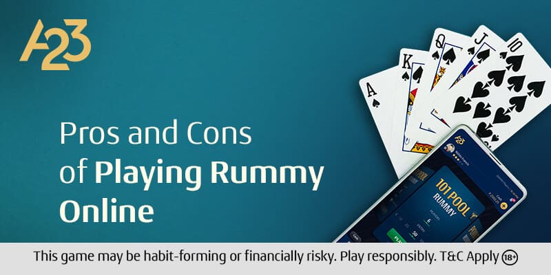 Pros and Cons of Playing Rummy Online