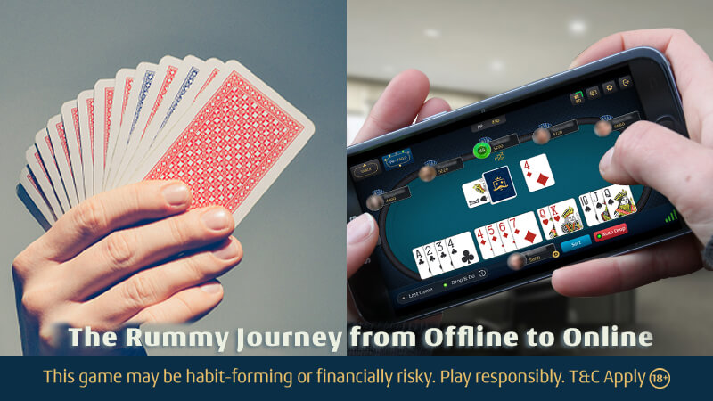 The Rummy Journey from Offline to Online on A23