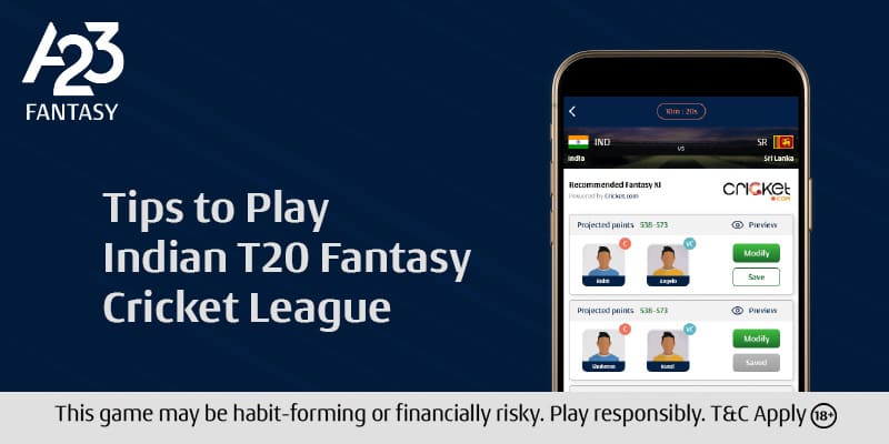 Tips to Play Indian T20 Fantasy Cricket League