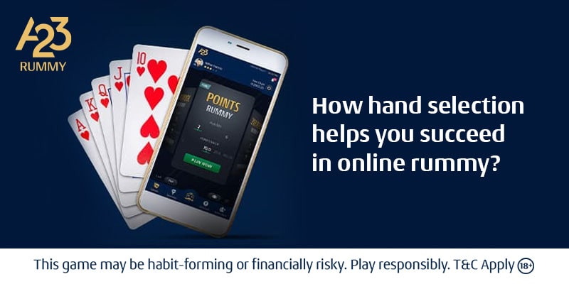 How Hand Selection Helps You Succeed in Online Rummy?