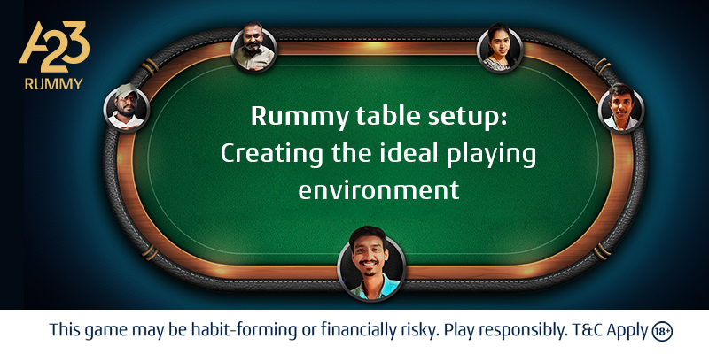 <strong>Rummy Table Setup: Creating the Ideal Playing Environmen</strong>t